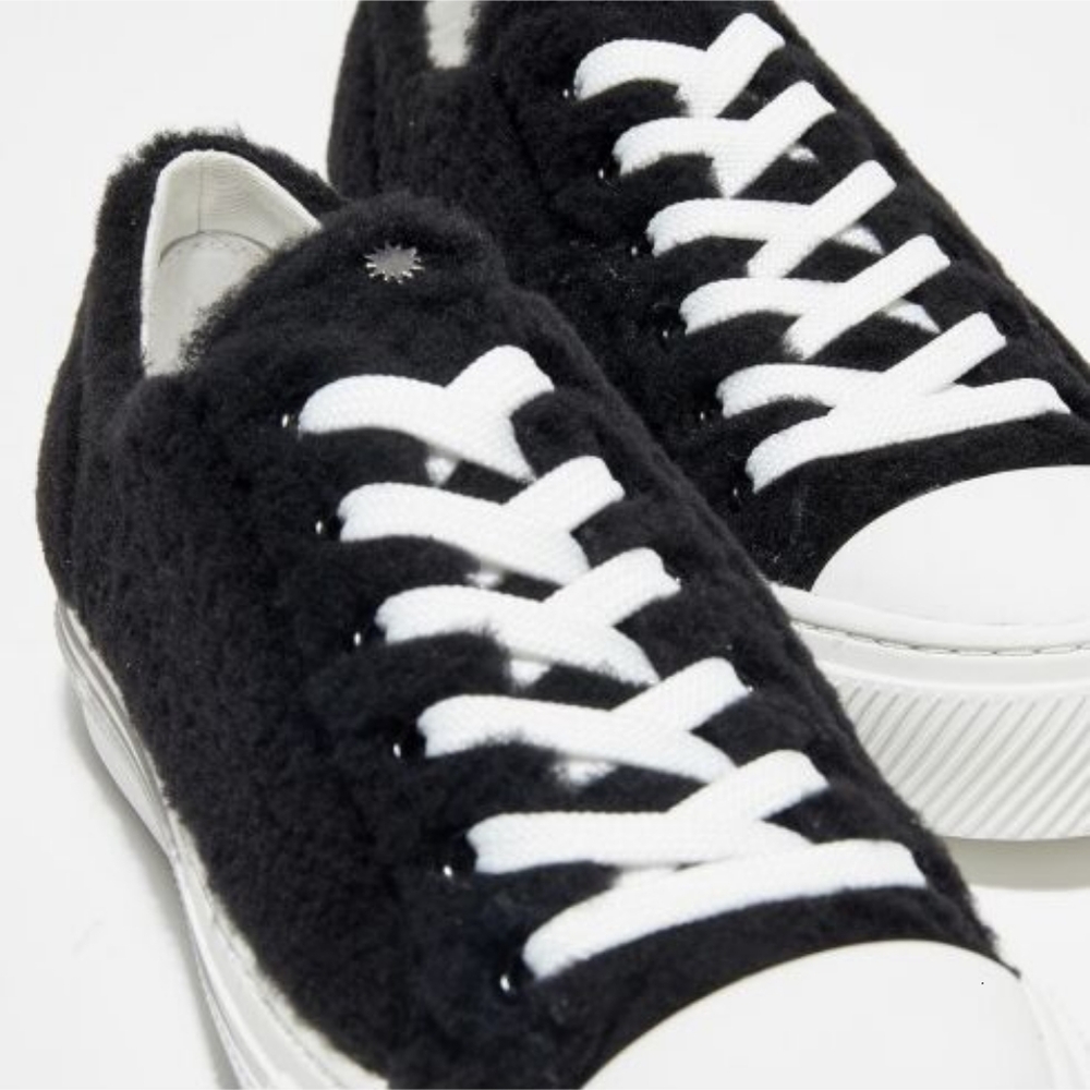 Stuart Weitzman Ollie Chill Black Sneakers Size 7.5 B - Picture 5 of 6